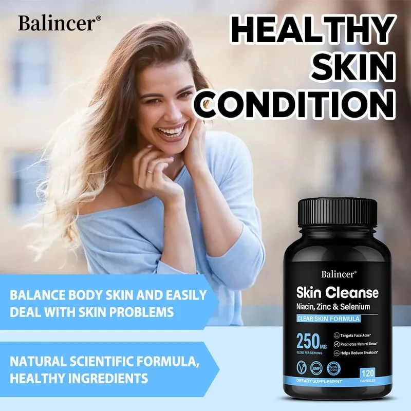 Zinc + Selenium - Supports Immune System and Metabolism Promotes Skin and Joint Health Cleanses The Intestines