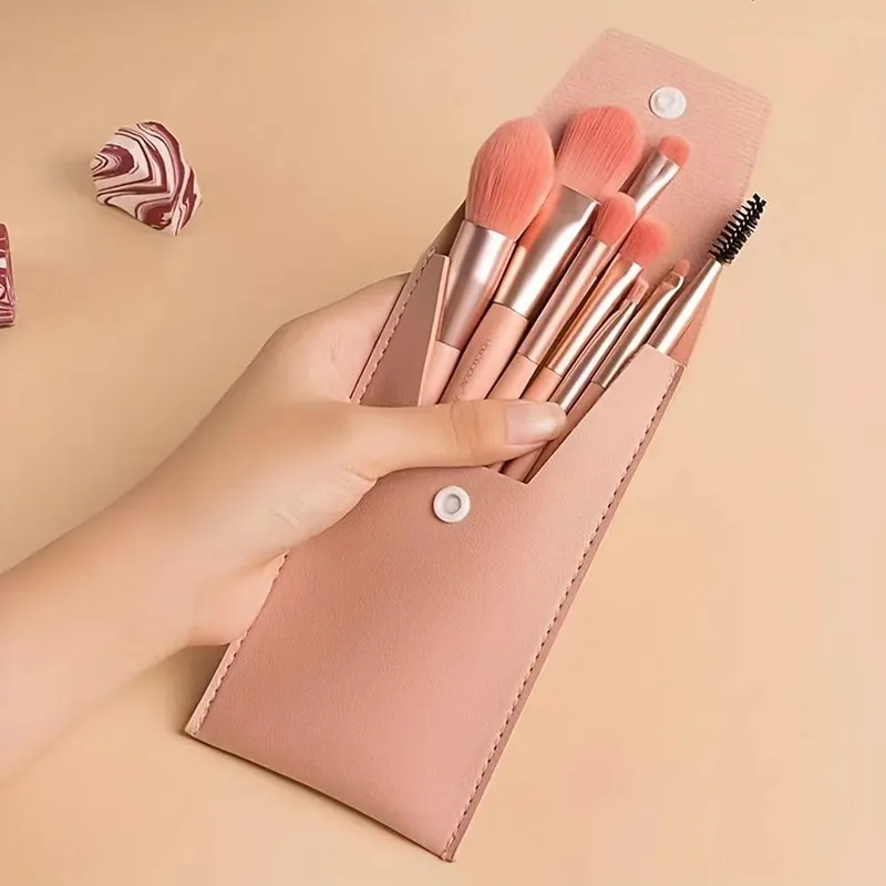 Salim Bag with Makeup Mini Brush 8 Kinds Pmore — image 8