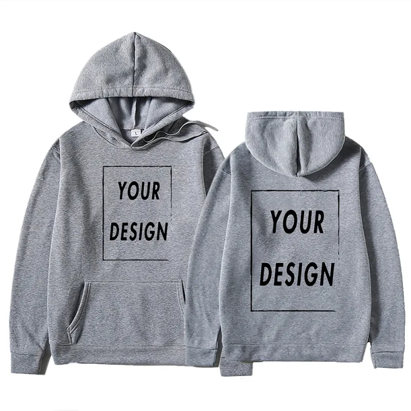 Il tuo logo/immagine del marchio di design personalizzato personalizzato ovunque uomo donna felpa con cappuccio fai da te felpa con cappuccio casual moda nuova — image 5