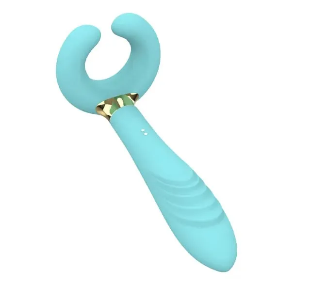 Orissi Magnetic C Shape Vibrator Triple Head Rechargeable Couples Sex Toy — image 7