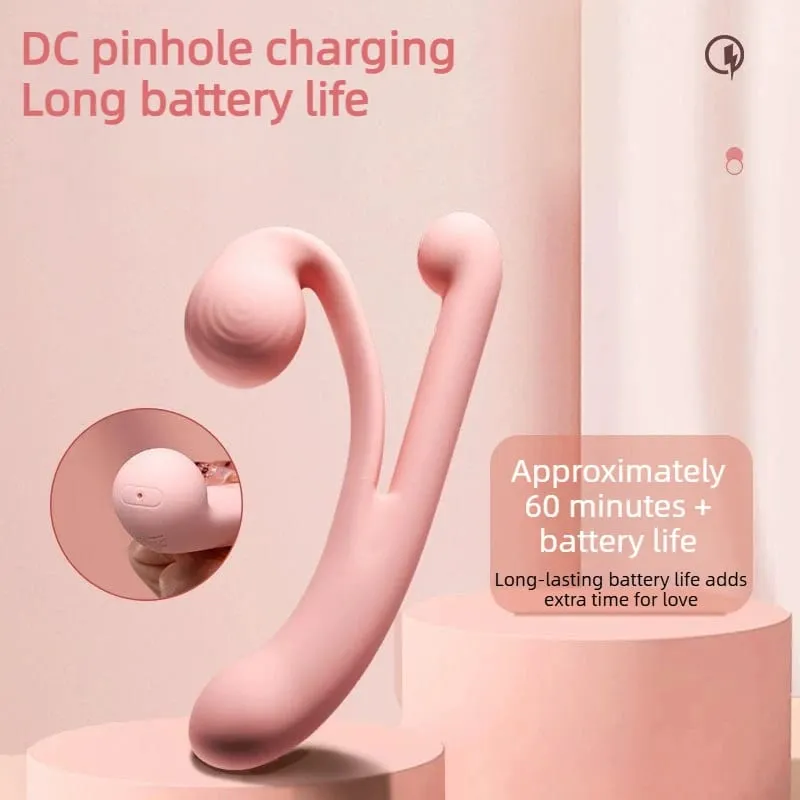 Pink Snail Vibrator 10 Modes G-spot Dildo Penetration Flexbile Snail for Perfect Clit Fit Stimulaiton Pleasur Sex Toy for Woman