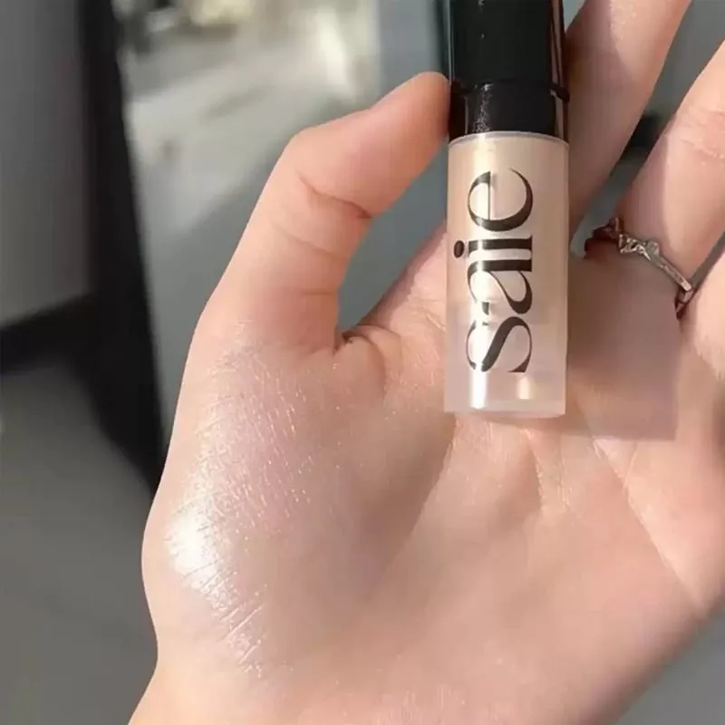 Saie 4-Colors Liquid Blush CHILLY SPICY Highlighter Sunglow Contouring Shimmer Powder Γρήγορη ξήρανση, μη κολλώδης φυσική υφή