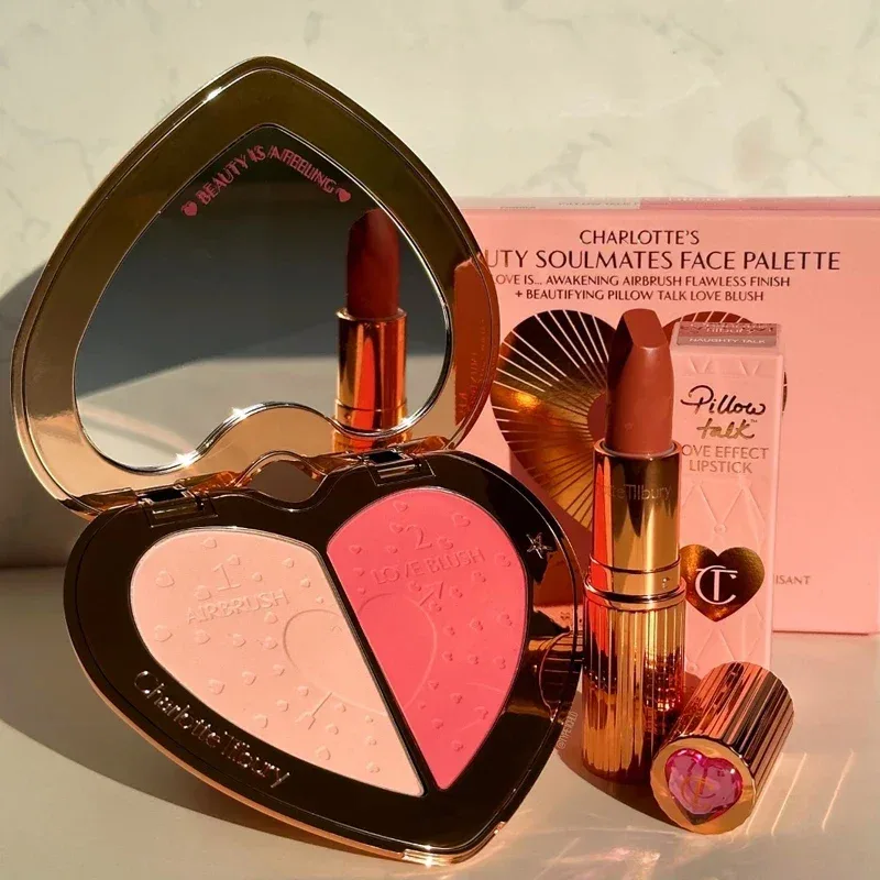 CT Summer Limited Lip Gloss Hydrating Lipstick Setting Powder Shine Nine-Color Eyeshadow Palette Blush Skincare Essence Makeup — image 5