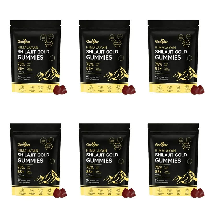 Η φόρμουλα Himalayan Shilajit Gold 60 Gummies Minerals υποστηρίζει την ενίσχυση της ενέργειας και τη ζωτικότητα του σώματος Φυσικό συμπλήρωμα διατροφής — image 12