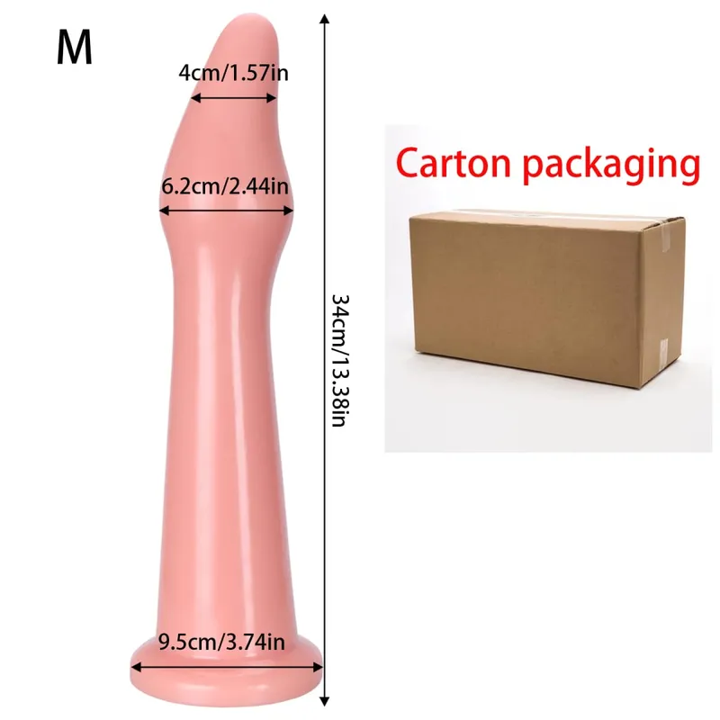 4 Μεγεθών Long Anal Plug Big Anal Dialator Dildo Huge Long Large XL Πρωκτικό βύσμα Εκπαίδευση Expansion Butt Plug Παιχνίδια σεξ για γυναίκες ομοφυλόφιλοι — image 13