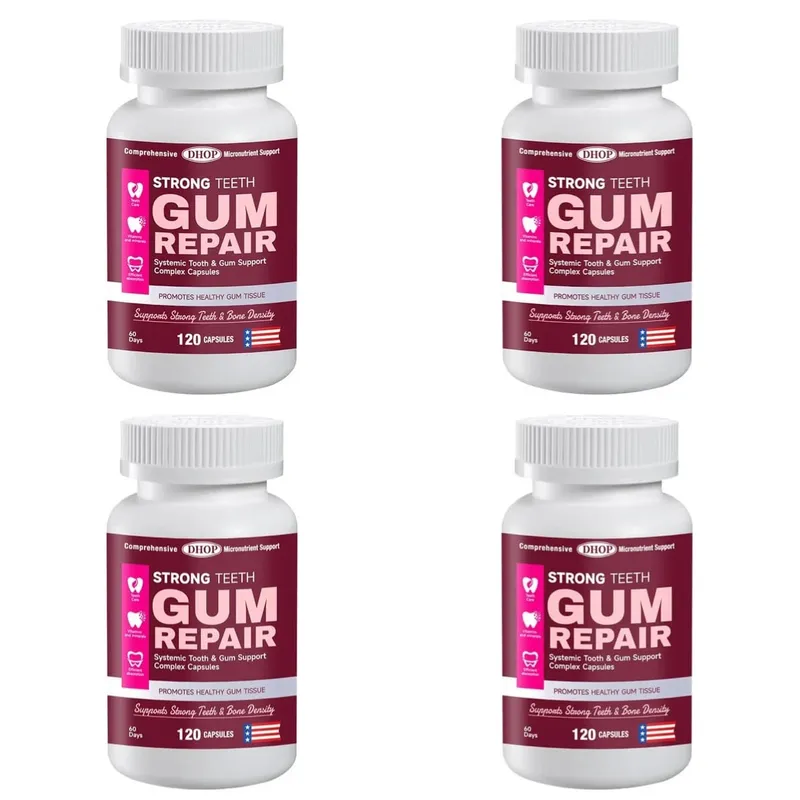 Strong Teeth Capsules Support Tooth Enamel and Gum Tissue Health with Vitamin C Vitamin D3 K2 Calcium and Zinc 120 Capsules — image 10