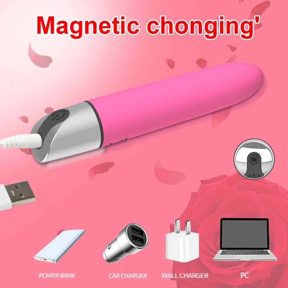 Powerful G Spot Mini Bullet Vibration Vibrator Vagina Clitoris Stimulator Dildo Rechargeable Masturbator Adult Sex Toy for Women — image 3
