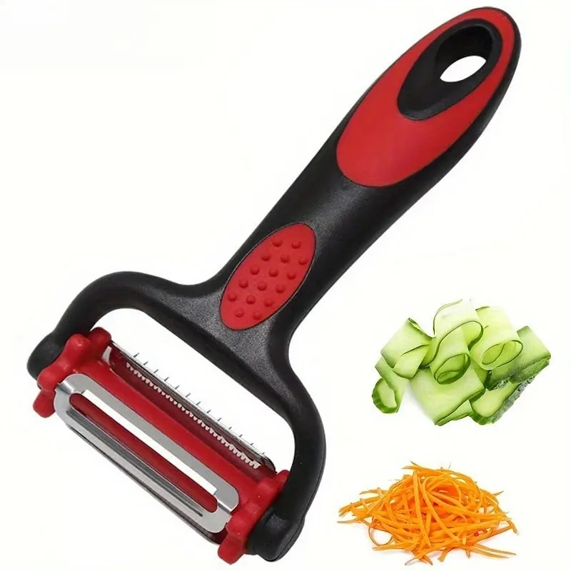 3-in-1 Multifunctional Fruit & Vegetable Peeler Paring Knife Grater & Shredder - The Ultimate Kitchen Tool Kitchen Accessories