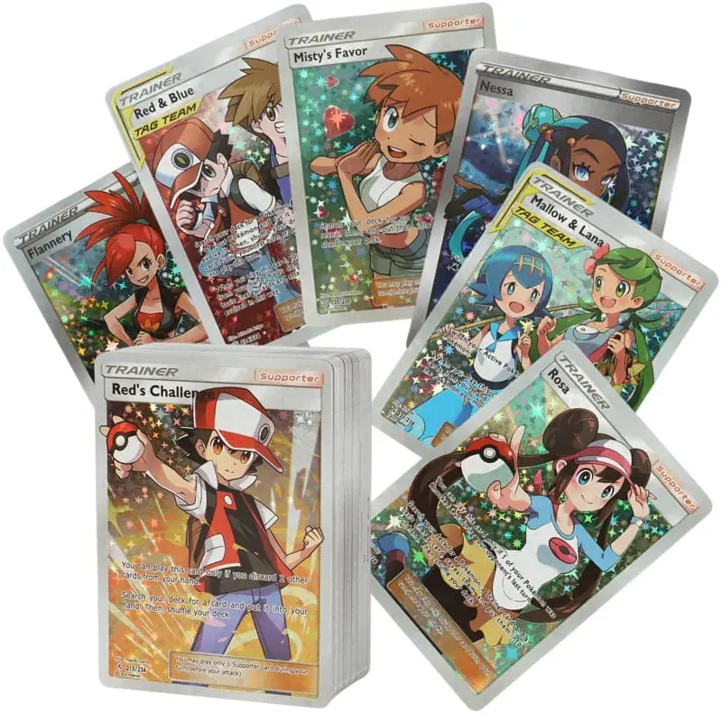 60/100Pcs Pokemon Shining Cards Αγγλική Έκδοση MEGA GX Vmax TAG EX Proxy Collection Cards Παιχνίδια Δώρο για παιδιά
