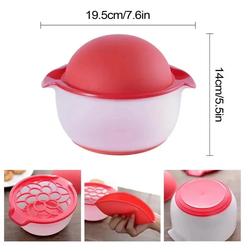 Pomegranate Deseeder Silicone Kitchen Fruit Bowl Pomegranate Peeler Arils Removal Tool Fruit Opener Household Kitchen Gadgets