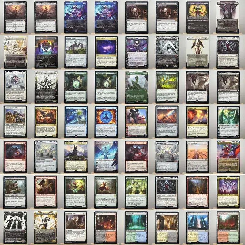 CC1 C19 MH1 FAR M21 HOLO12-Ⅰ02 TCG Proxy Cards Sylvan Library Ugin the Spirit Dragon Force of Negation Elesh Norn