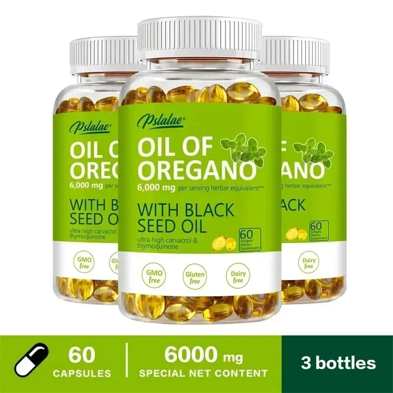 Oregano Oil Capsules - with Black Seed Oil - Digestive Support Gastrointestinal Health Immune Support — image 10