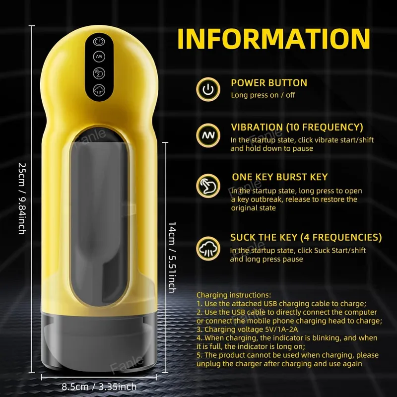 Automatic Sucking Male Masturbator Vibration Blowjob Machine Heating Pussy Penis Pump Masturbation Cup Sex Toys for Men Supplies