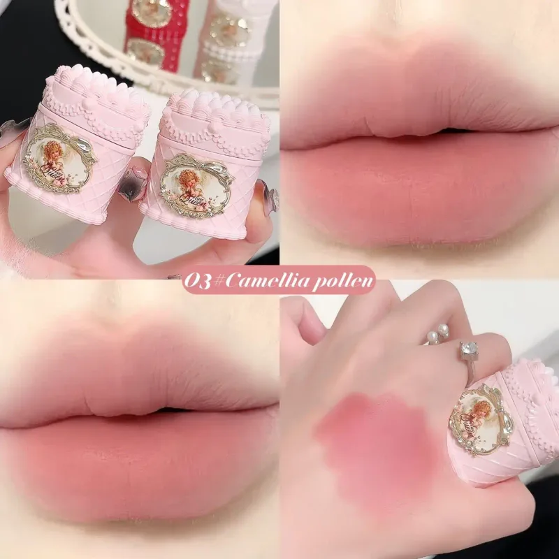 Διακόσμηση κέικ Velvet Lip Mud Matte Finish Αντικολλητικό Κύπελλο κραγιόν μακράς διαρκείας για καθημερινό μακιγιάζ και πάρτι — image 6