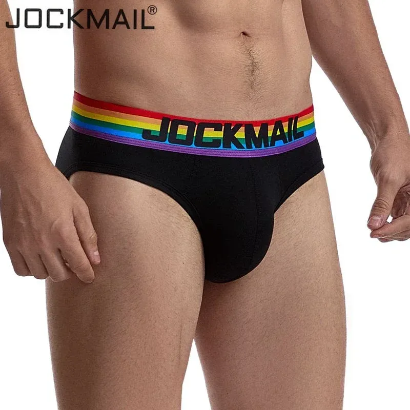 Jockmail กางเกงในชายเซ็กซี่ชุดชั้นในชายผ้าฝ้าย Low Rise Underpant เส้นด้ายสุทธิลูกไม้, Breathable ฤดูร้อนกางเกงขาสั้น calzoncillos hombre slip