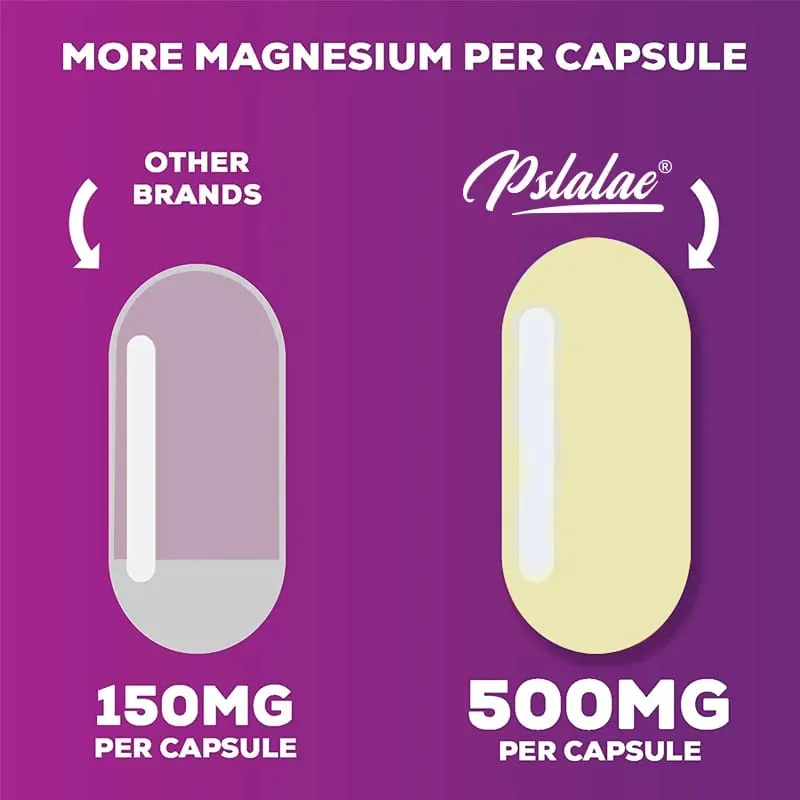 Magnesium Citrate Capsules 1000 Mg - Maximum Absorption for Muscle Nerve Bone and Heart Health Gluten Free Non-GMO — image 5