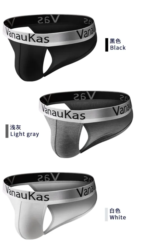 Men's High Cut Panties Soft Modal Fabric Low Rise Briefs Sexy Comfortable Underwear — image 16