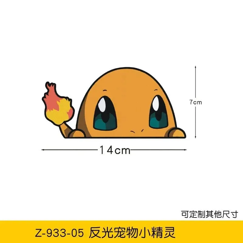 20 Phong Cách Pokemon Xe Ô Tô Anime Hình Pikachu Gengar Eevee Charmander Hoạt Hình Dễ Thương Búp Bê Sáng Tạo Miếng Dán Quà Tặng Sinh Nhật