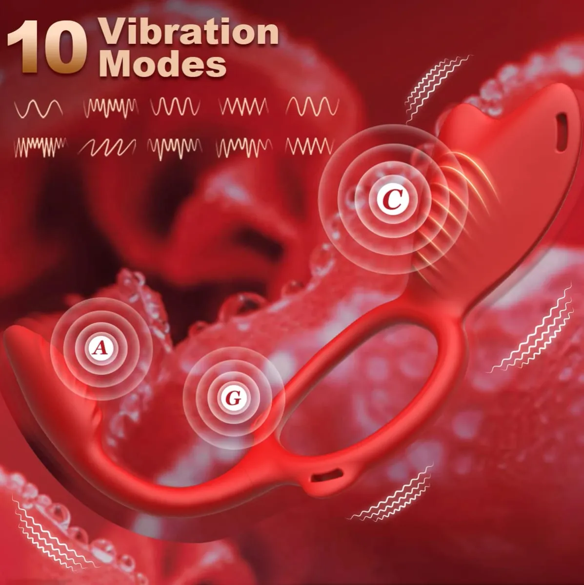 Wearable Panty Vibrator Female 10 Vibration with Wireless Control Vibrating Penis Ring Clitoral Stimulator Adult Sexy Toys