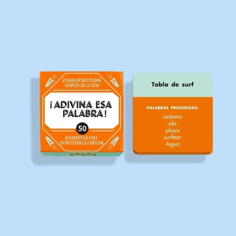 Spanyol Afterdinner Amusements Társasjáték Szórakoztató Kártya Családi összejövetel játék Kártyajátékok