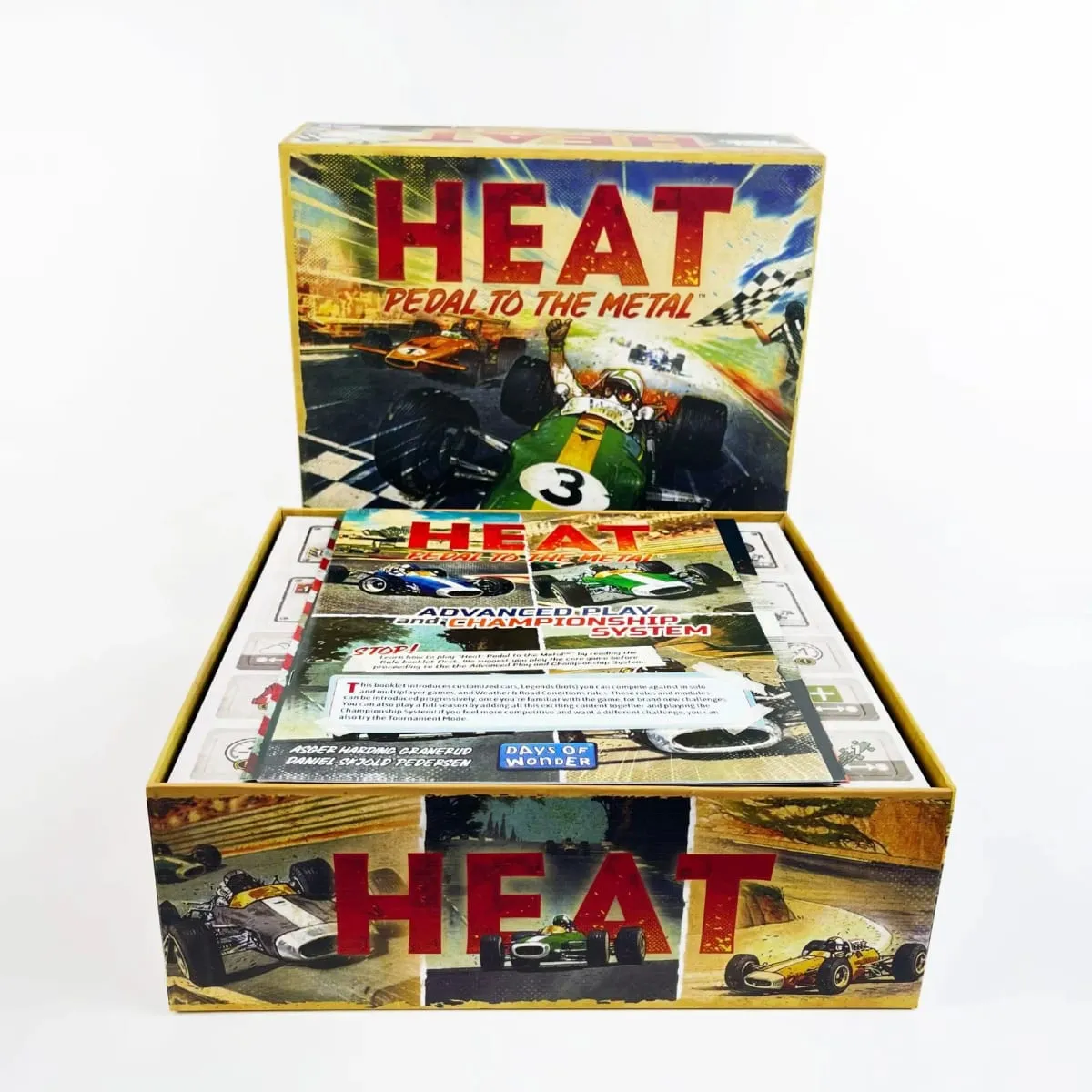 "HEAT: Full Throttle" — Ένα επιτραπέζιο παιχνίδι καρτών αγώνων αγώνων αγγλικής γλώσσας με γρήγορο ρυθμό αδρεναλίνης για 1 έως 6 παίκτες