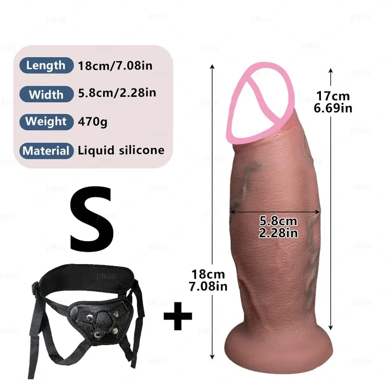 Enorme consolador realista fantasía pene largo Miembro grande ventosa consoladores para mujeres consolador Anal gigante juguetes sexuales para Mujeres Hombres Gay — image 10