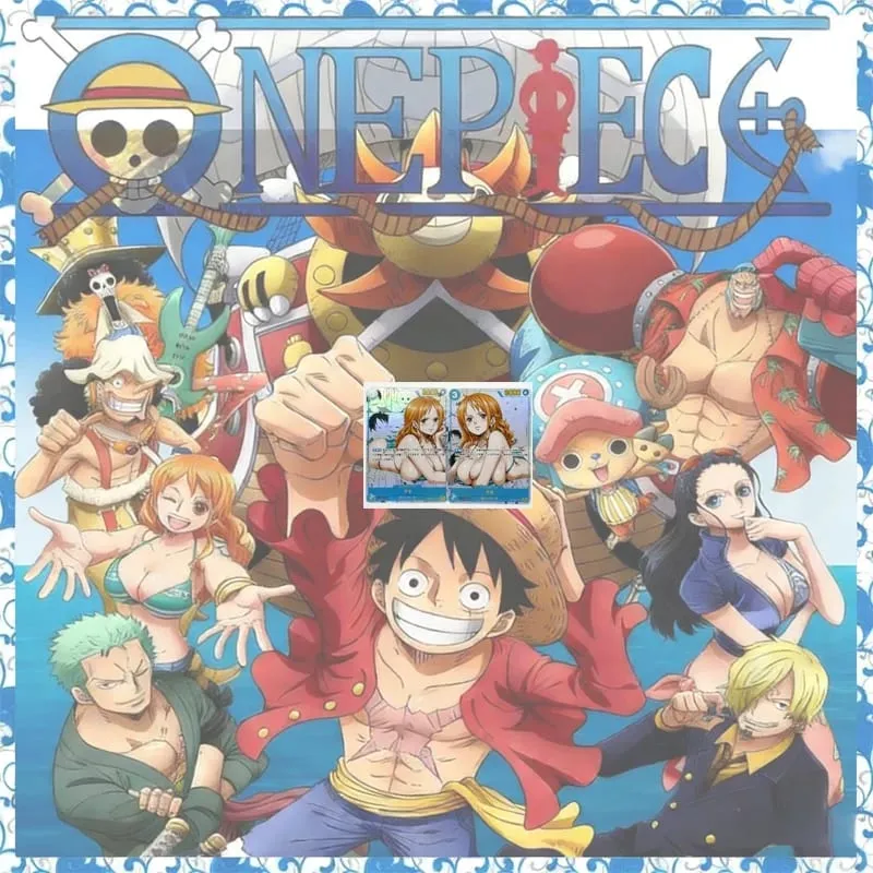 Anime One Piece Diy Color Flash Cards Hancock Perona Nami Robin Yamato Collection Cards Christmas Birthday Gifts Children's Toys