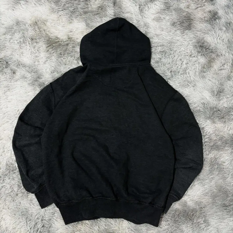 Pull à capuche pour hommes, nouvelle mode américaine, motif surdimensionné, fermeture éclair imprimée, Y2K, gothique, Harajuku, Hip Hop, populaire, pour Couple, 2025