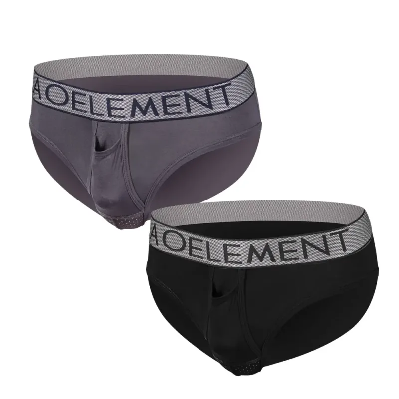 Gun-Shaped Separation Scrotal Support Underwear for Men, Breathable Briefs for Varicocele with U-Shaped Pouch