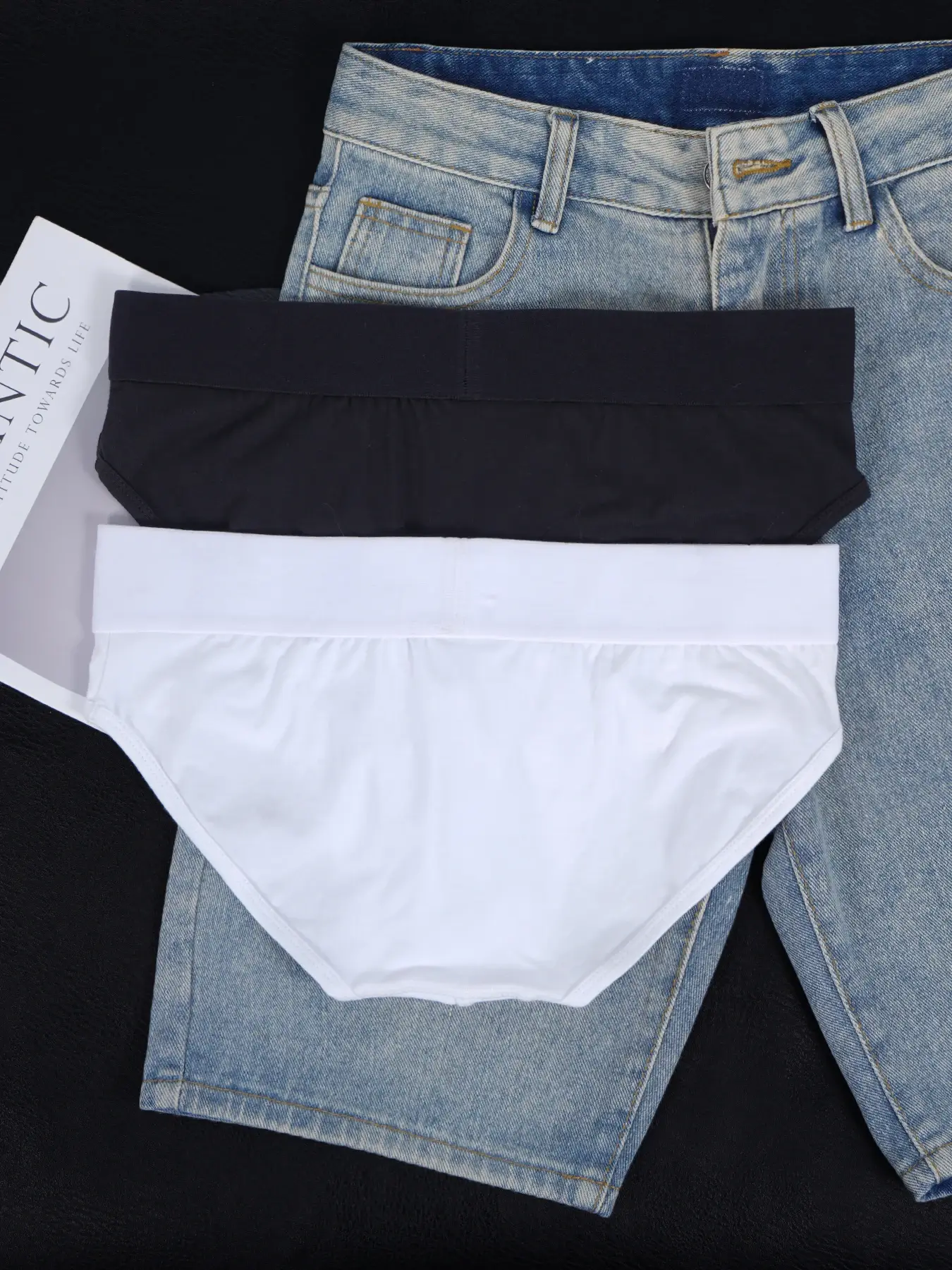 2 PCS Men's Cotton Briefs U Convex Pouch Soft Skin-Friendly Sexy Underwear — image 3