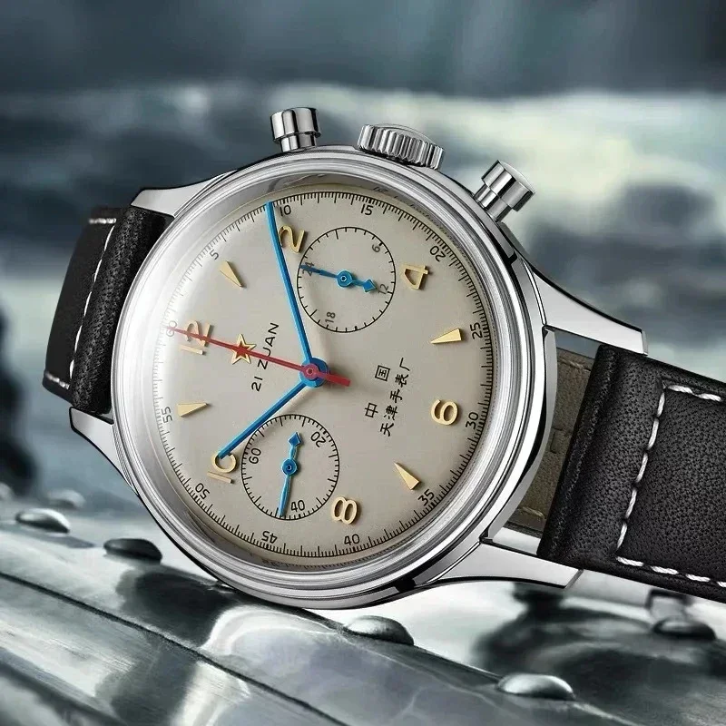2026 New Men's Watches 1963 Pilot Automatic Watch 42mm Waterproof Retro Quartz Chronograph Vintage Dress Watch Relojes