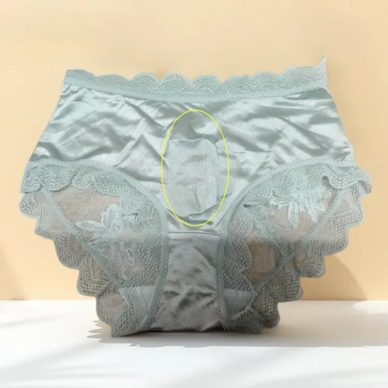 Men Satin Embroidery Floral Lace IceSilk Briefs Underwear 3D Bulge Pouch Panties Erotic Bottom Male Lingerie Tanga — image 11