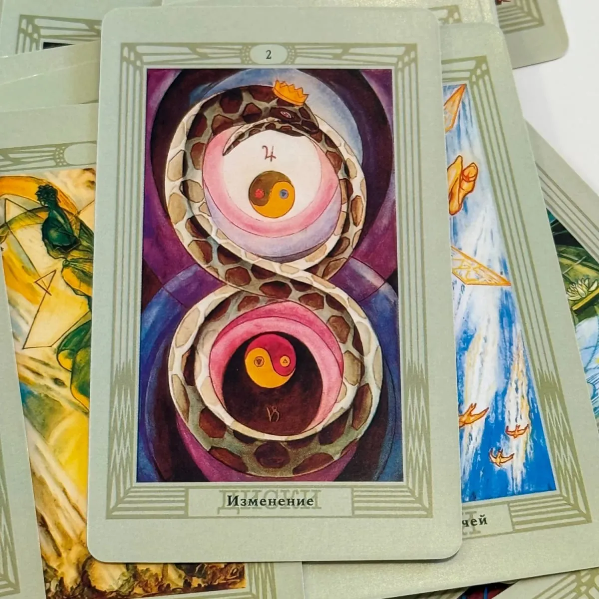 Thoth Tarot Cards Russian /Spanish/English Edition Oracle Board Playing Table Games For Party — image 5