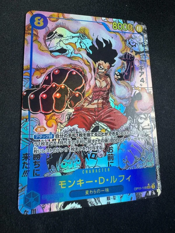 ONE PIECE Roronoa Zoro Monkey D. Luffy DIY Homemade Collection Card English Japanese Version Toys Christmas Birthday Gift — image 25