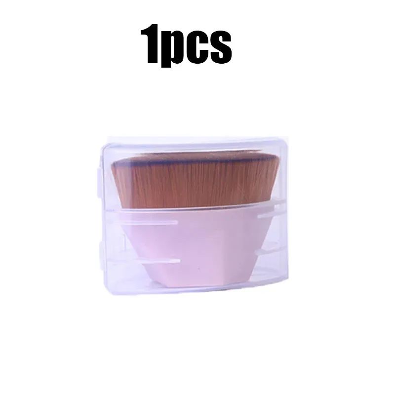 1/2/3/4 Buah Kuas Makeup Bedak Kecantikan Kuas Perona Wajah Portabel Kuas Foundation Profesional Kosmetik Riasan Dasar Lembut — image 8