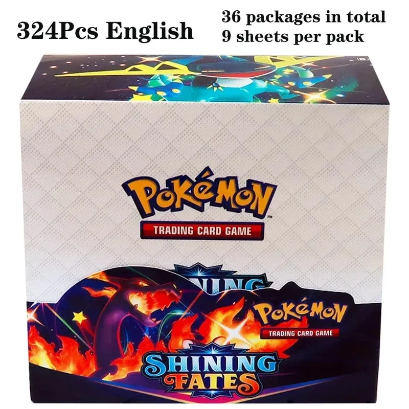 324Pcs Pokemon TCG: Sword & Shield Tempest Bonds Booster Box Trading Card Game Pokemon Kids Toys Επιτραπέζιο παιχνίδι — image 9