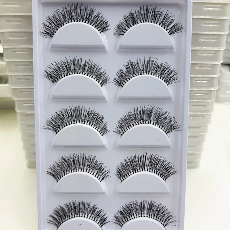 38 Style 5 Pairs Eyelash Natural 3D Mink Ψεύτικες βλεφαρίδες Μακιγιάζ Fake Eye Lashes Faux Cils Make Up Εργαλεία ομορφιάς Χονδρική