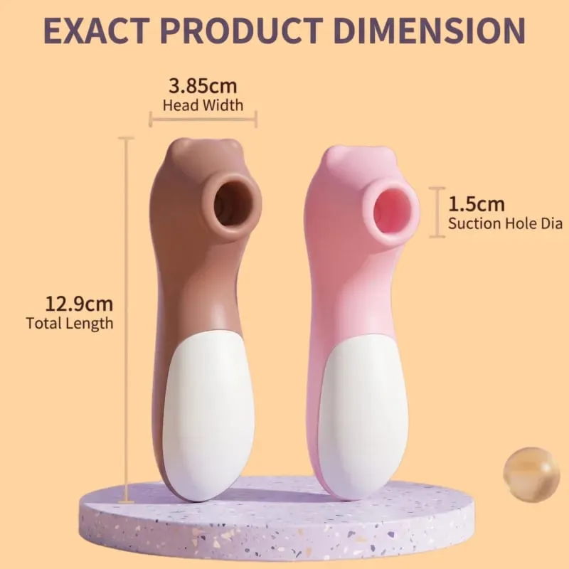 Portable Clitoral Sucking Vibrator Vacuum Stimulator Massager 10 Speeds Rechargeable Waterproof Sex Toy for Women — image 2