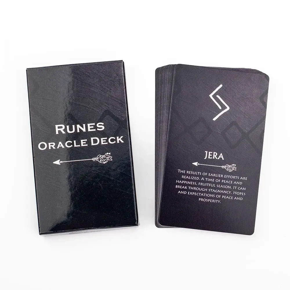 Tarot Runes Oracle Deck 26 Cards 10*6,3cm Επιτραπέζιο παιχνίδι για Life Lighting and Transformation — image 3