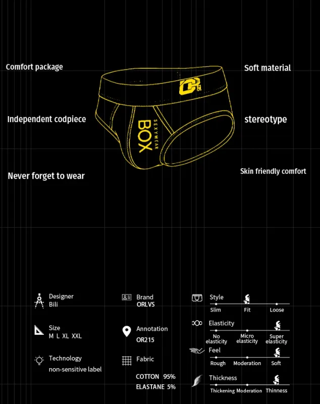 1/2Pcs High Quality Low Waist Sexy Mens Underwear Briefs Letter Print Men's Lingerie Cotton Men's Briefs Bikini Man Underpants