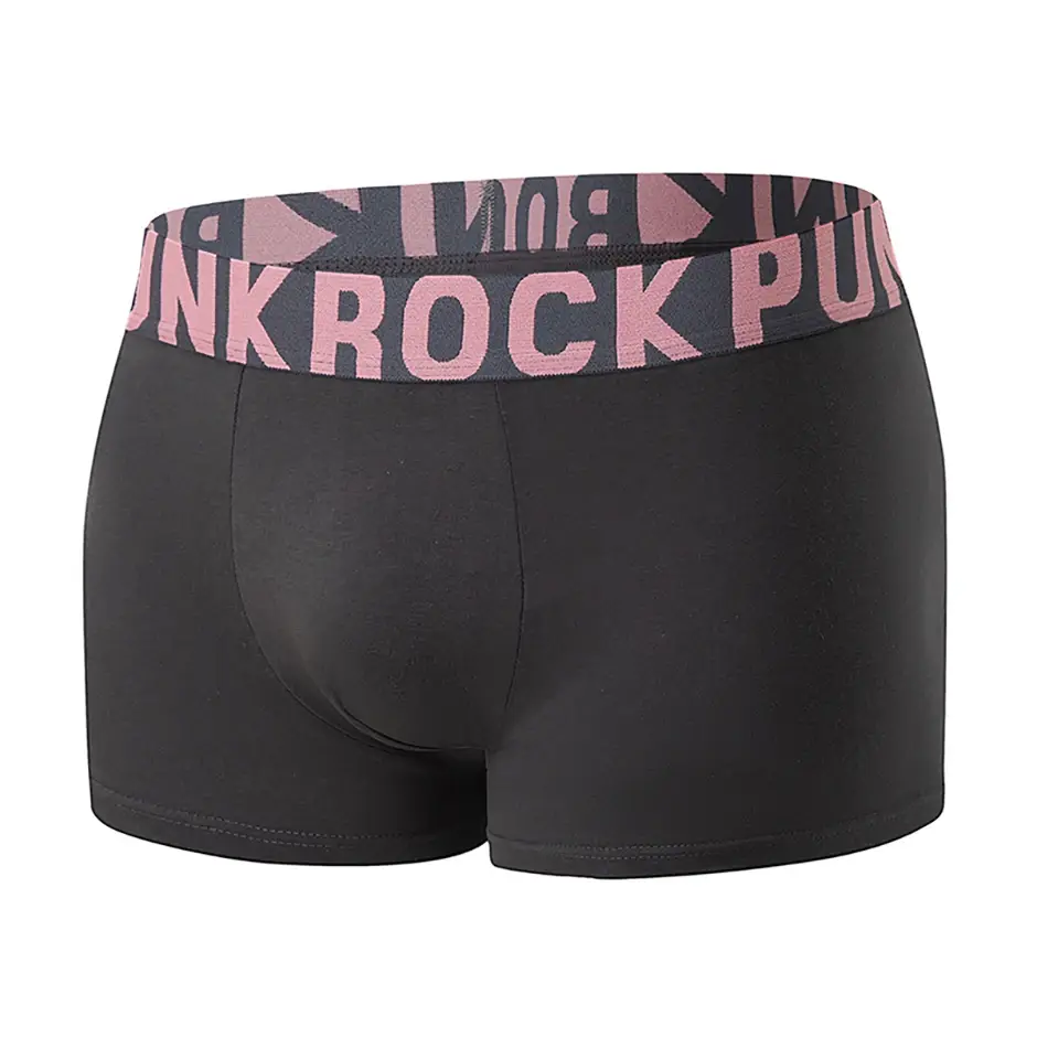 4/10 Piece Set Of Multi-color Men's Underwear Comfortable And Soft Cotton Flat Angle Pants Elastic Waist Sports Base Shorts