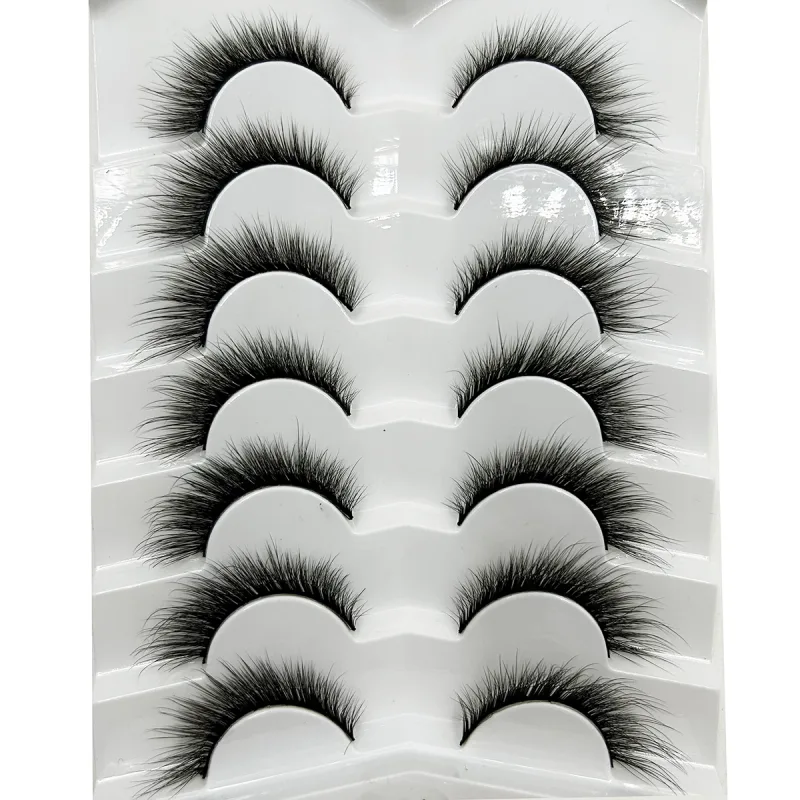 38 Style 5 Pairs Eyelash Natural 3D Mink Ψεύτικες βλεφαρίδες Μακιγιάζ Fake Eye Lashes Faux Cils Make Up Εργαλεία ομορφιάς Χονδρική
