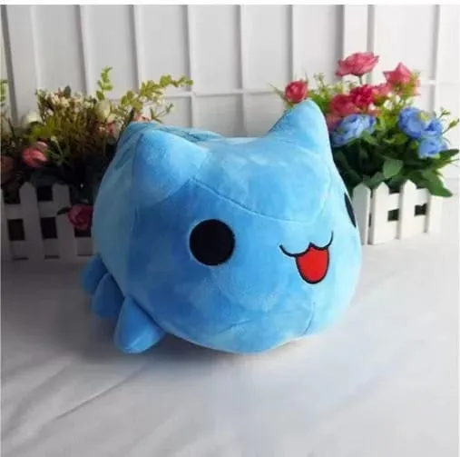 15/30 cm Bugcat Capoo plüssjáték Anime kék macskaféreg Cosplay baba töltött párna ajándéknak