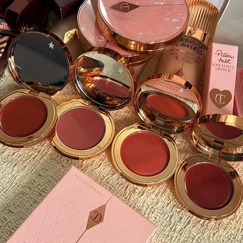 Charlotte CT Lip & Cheek Blush Balm Blush Stick Matte Concealer Υγρό Εύκολη Ανάμειξη για Σετ Μακιγιάζ Tilbury με ομοιόμορφο φινίρισμα