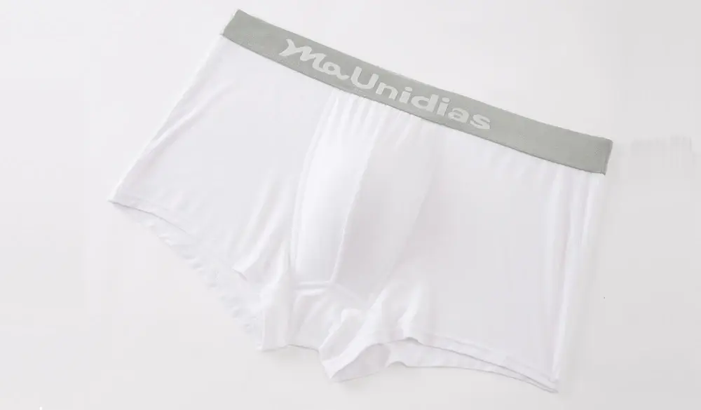 5Pcs Bamboo Fiber Men Underpants Maunidias Boxer Briefs Letter Elastic Waistband Underwear Mens Boxers Solid Color Men's Panties — image 17