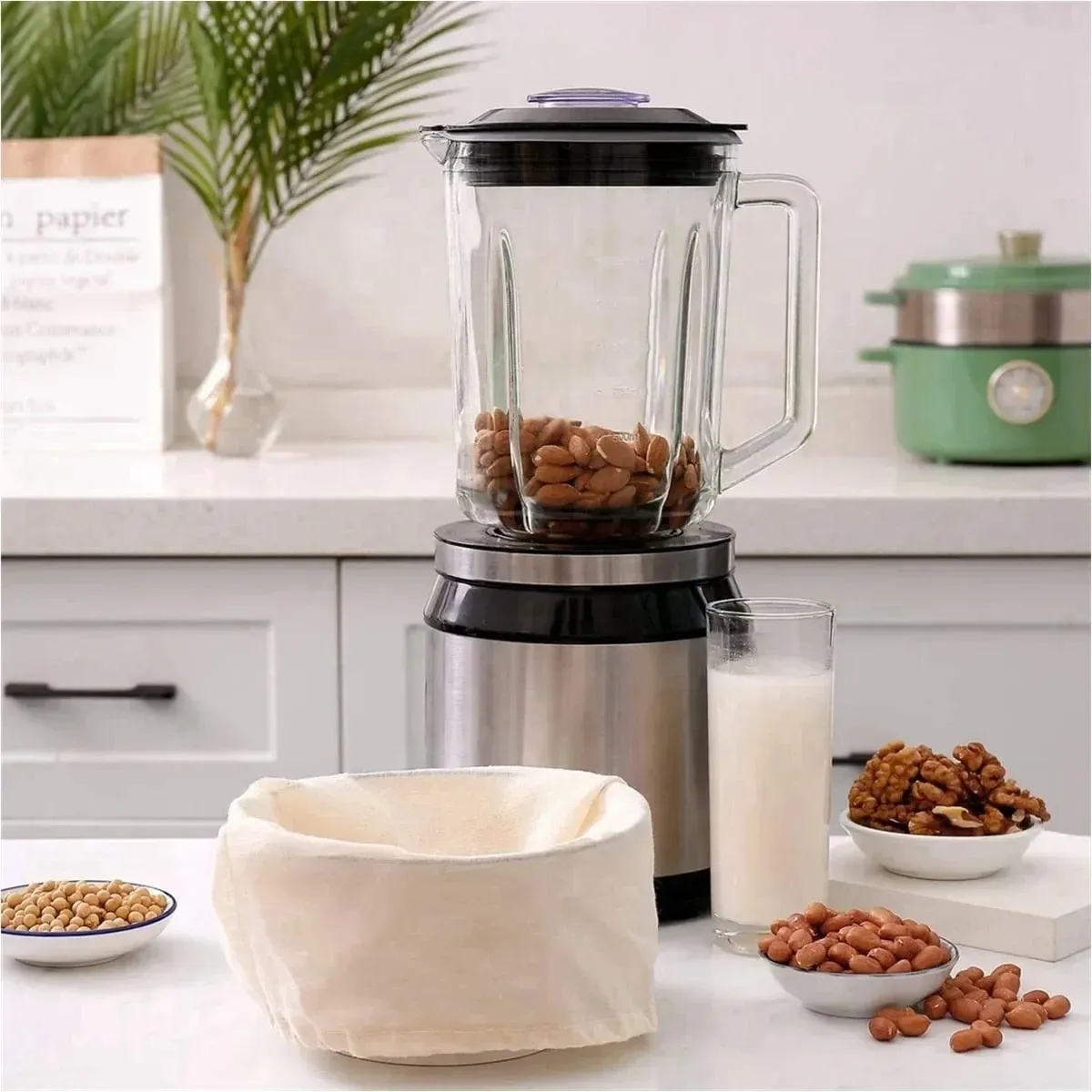 Cotton Gauze Mga Item sa Kusina Tofu Cheese Filter Cloth Butter Milk Coffee Filter Tools Gadgets Dining Bar Home Garden