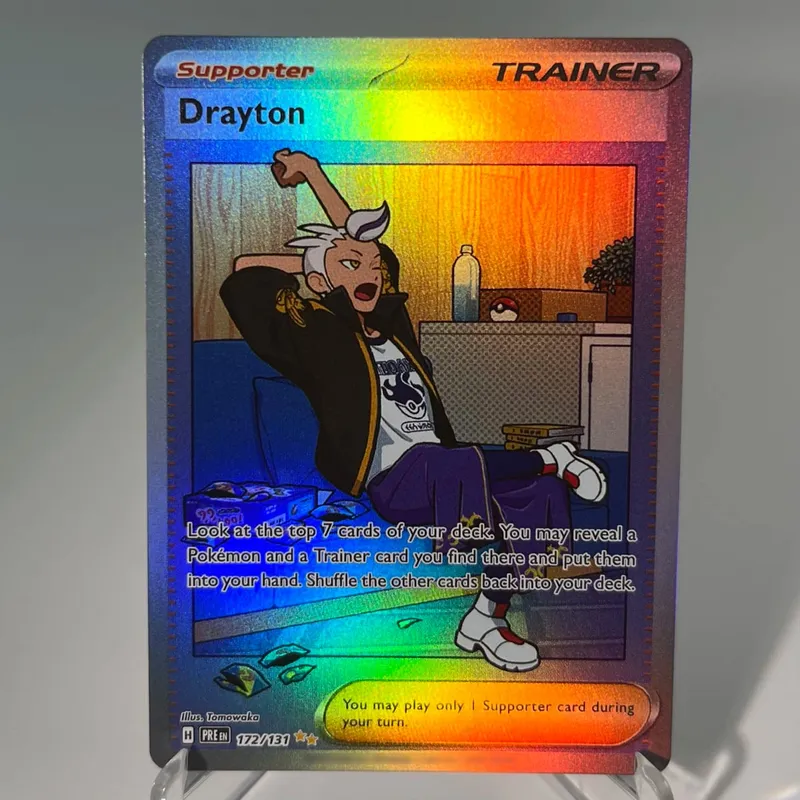 Prismatic Evolutions PKM Cards PTCG5-A GX Rainbow Umbreon Sylveon Leafeon ex Rare Collection Battle Toys Δώρα για χόμπι — image 35