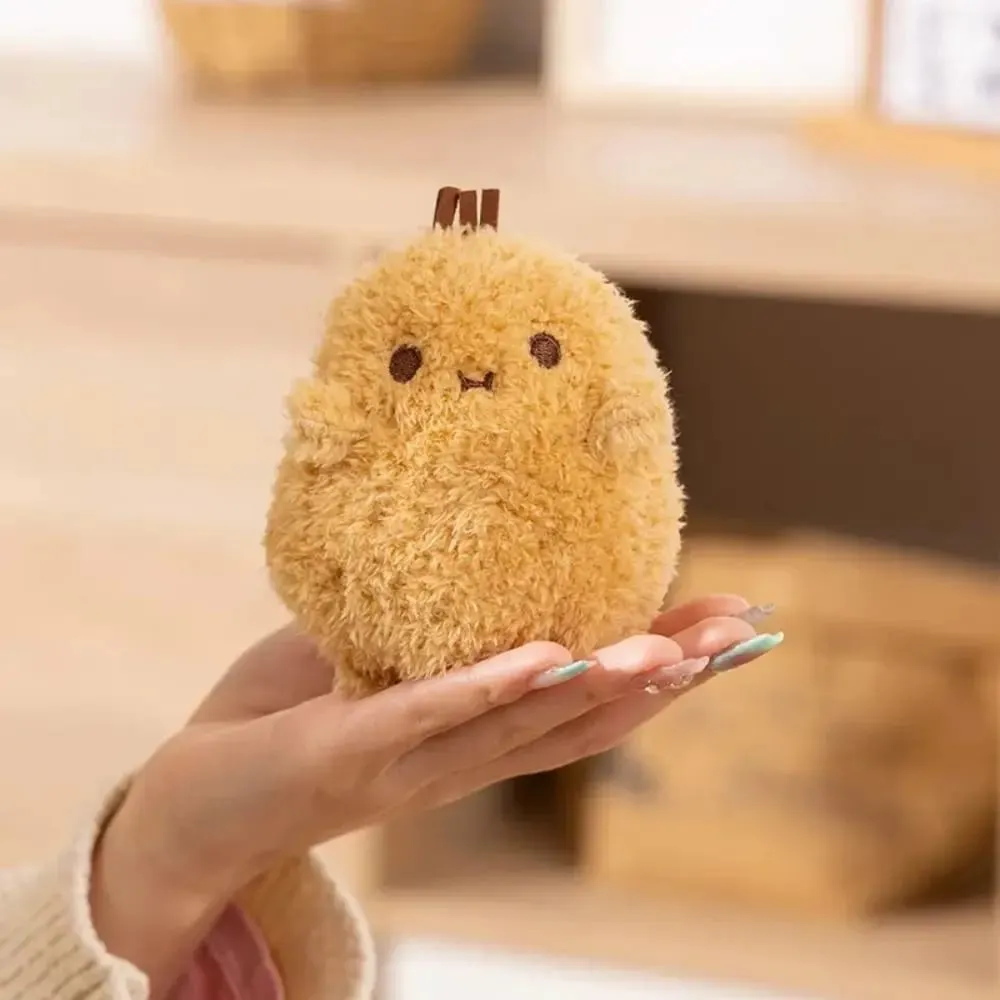 PP Cotton Small Potato Plush Doll Fluffy Soft Funny Food Plush Doll Cartoon Plush Stuffed Plant Spud Throw Pillow