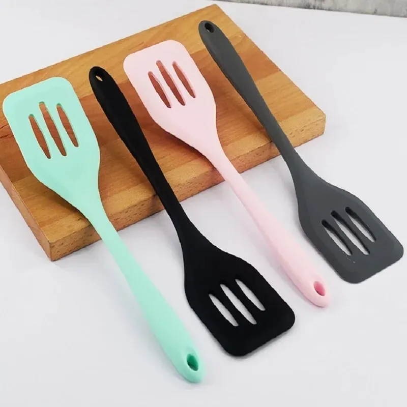Tojásos Hal serpenyő Lapát Szilikon Forgatók Főzőedények Spatula sült lapát kütyük Konyhai eszközök Főzési kellékek — image 4
