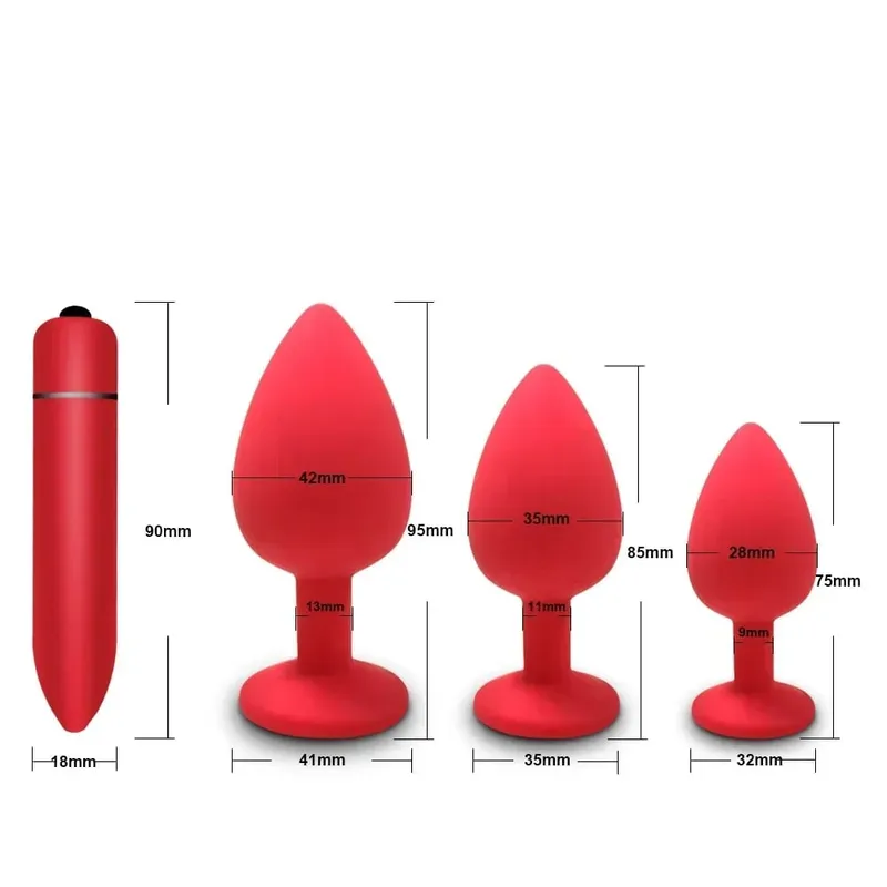 4pcs Soft Silicone Anal Plug Mini Erotic Butt Plug for Anal Toy Beginner Prostate Massager Sex Toy for Men Women Gay Couples — image 33